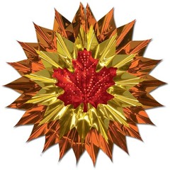 Fall Leaf Fan-Burst of Size 15″ for Halloween – Beistle