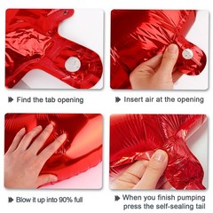 40 Inch Red Number 12 Digital Balloon,Jumbo Mylar Foil Helium Balloon for 12 …