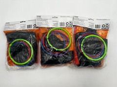 3 Halloween Inflatable Spiders Ring Toss Game