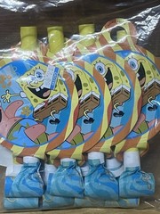 Two Packs 2004 Nickelodeon SpongeBob SquarePants Medallion Blow-outs 16 Total #2