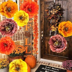 Fall Birthday Party Variety Pack, Burgundy Orange Yellow