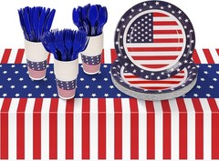 152Pc American Flag Party Set