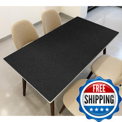 Warmstar Leather Table Cover 24 x63 Inch, 1.8MM Thick PVC Table Protector Waterp