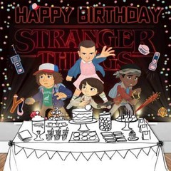 Strange Thing Party Supplies Birthday Decor Backdrop Banner Vinyl 7x5ft