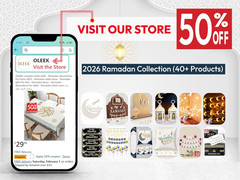 OLEEK Ramadan Lights Decorations – Ramadan Decorations for Home 2026 – Ramadan D