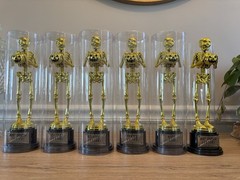 Skeleton Costume AwardsHalloween ~Set Of 6