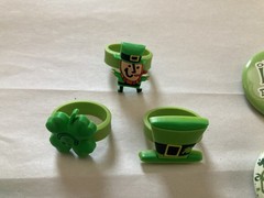 St Patrick’s Day Irish Party New Hat Cups Fabric Pins Flags Used Banner & Sash