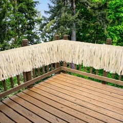 2 Pcs Luau Party Decoration Hawaiian Grass Skirt for Table Tiki Decor Raffia …