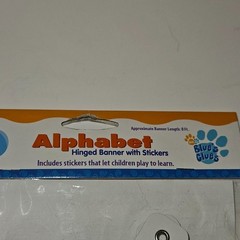 NEW Blues Clues Alphabet Hinged Banner Stickers Decoration Homeschool Classroom