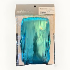 5 Pack Fringe Hanging Party Backdrop Teal Target Spritz™ 3′ x 8′ ft New