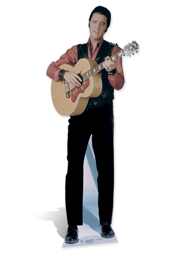 Elvis Presley The King with Guitar Cardboard Fun Cutout-181cm Tall-At your party