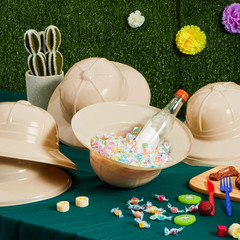 24 Pack Safari Explorer Party Hats for Kids, Jungle Dress-Up Birthday Favors Set