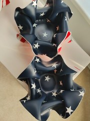 3 Pcs Party Supplies Set Red White Blue Decorations Pool Patriotic Stars Stripes