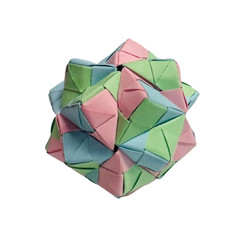 Paper Balls Decorations Three Color in Hand Made
