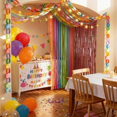542 Pcs Rainbow Party Decorations 492 ft Crepe Paper Streamers, 500 Sheets Pa…