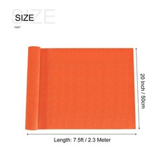 Crepe Paper Roll Crepe Paper Decoration 7.5ft 20 Inch Wide Orange