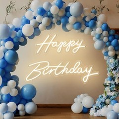 66″/39″ Extra Large Happy Birthday Neon Super Large Happy Birthday Neon Sign