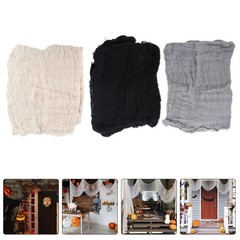 3Pcs Durable Creepy Gauze Cloth Halloween Decoration for Haunted House Setup