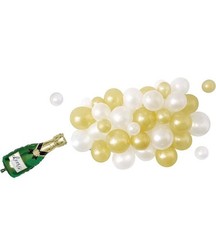 LARGE 32-Balloon Cascade Kit CHEERS 321 Party! 31-inch Foil Balloon & 32 Asst