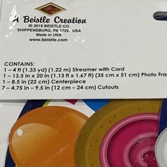 Dog Birthday Party Decorating Kit 10 pieces