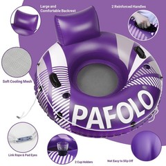 Pool Float Adult, 53″ Large Inflatable River Tube Float, River Tubes for Floa…