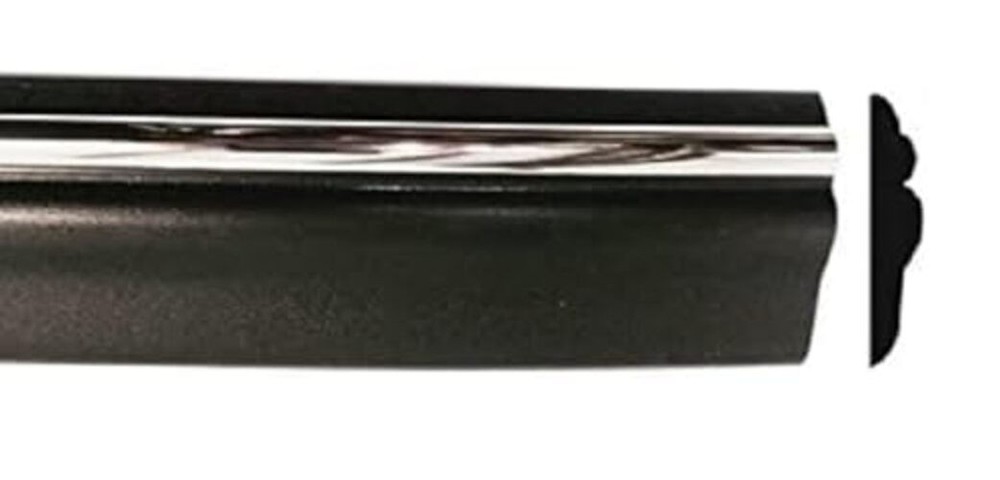 Automotive Authority Black Chrome Side Body Trim Molding Half Roll – 12 ft