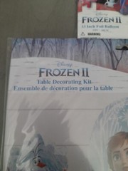 24 DISNEY FROZEN II Elsa Party TABLE DECORATING KIT Centerpieces FOIL BALLOON
