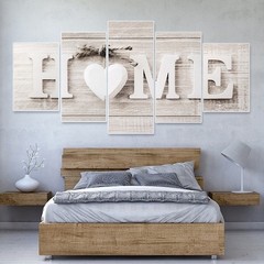 5 Piece Set of Unframed Modern Canvas Prints Stylish Home Decor for All Rooms