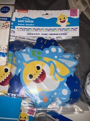 Baby Shark Party Decorations OVER 20 PIECES ASSORTED FREE SHIPPING