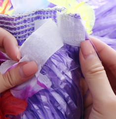 12PCS Hawaiian Luau Hula Skirts with 12PCS Wristbands for Tropical Party Favors
