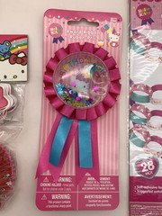 Hello Kitty supplies Candles, Award Ribbon, Garland, Cookie Cutters. NOS