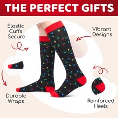 Christmas Gifts Stocking Socks for Kids – Light Up Socks Secret Santa Gifts, …