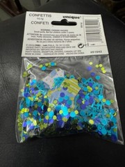 Unique Baby Shower Blue Dot Boy Confetti 0.5oz. Party Supply Table Decoration