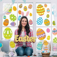 33 PCS Large Easter Decorations, 15.75 x 27.56 Inch 4 Sheets,
