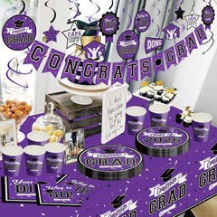 265pcs Graduation Decorations Set for 50 Guests