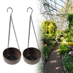 Flower Pots Balcony Wall Decoration Hanging Flowerpot Plastic Self-Watering