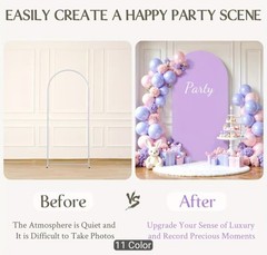 1pc 6ft Beautiful And Atmospheric Party Decoration Arch Support Fabric ( Cover