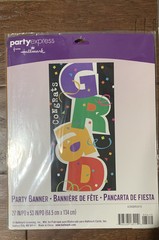 Hallmark Graduation Party Decorations Kit Lot Banner, Stickers, Clings, Tissue..