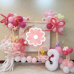 100PCS 260Q Pale pink Magic long balloons decoration shopping mall activities…