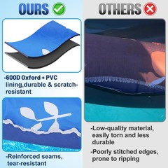 Upgraded Tear-Resistant Dog Pool Float – 25″ x 41″ Stable Support Inflatable …