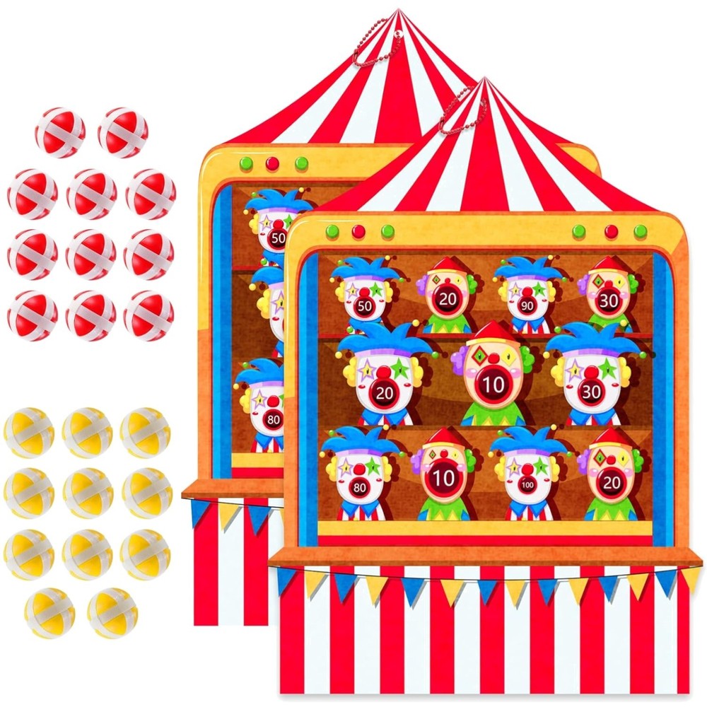 Colorful Carnival Party Decor – Kid-Friendly Dart Game