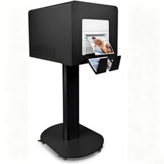 Portable iPad Photo Booth Kiosk RGB Ring Light Selfie Machine for Party Rental