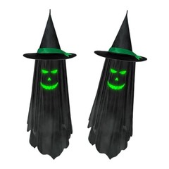 Halloween Fabric Specter With Light Outdoor Hanging Decoration For Themed