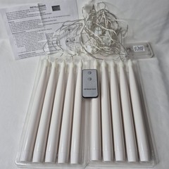 Haunted Manor Floating Candles w Remote 12in Halloween Magic Hanging Flickering