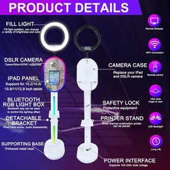 Portable Photo Booth Compatible for Ipad & Camera PhotoBooth Machine Stand Shell