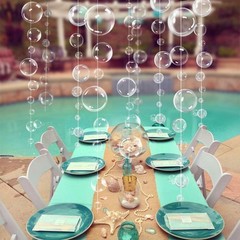 Under the Sea Party Decorations White Bubble Garlands Little Mermaid Birthday…
