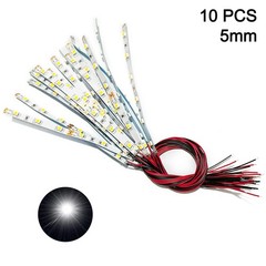 LED Light Strip Miniature Room Pre Wired Railway Self-adhesive Strip 10Pcs