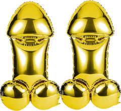 2 Pack Bachelorette Party Decorations 40″ Large Penis Balloons for Bachelor Part