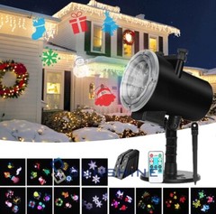 Christmas Lights Projector LED Laser Outdoor Landscape Xmas Move Lamp Xmas Gift