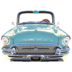 SS11074 Classic 1950s Spring Blue Ish Green Surf Larkspur Teal Car Coupe Stand